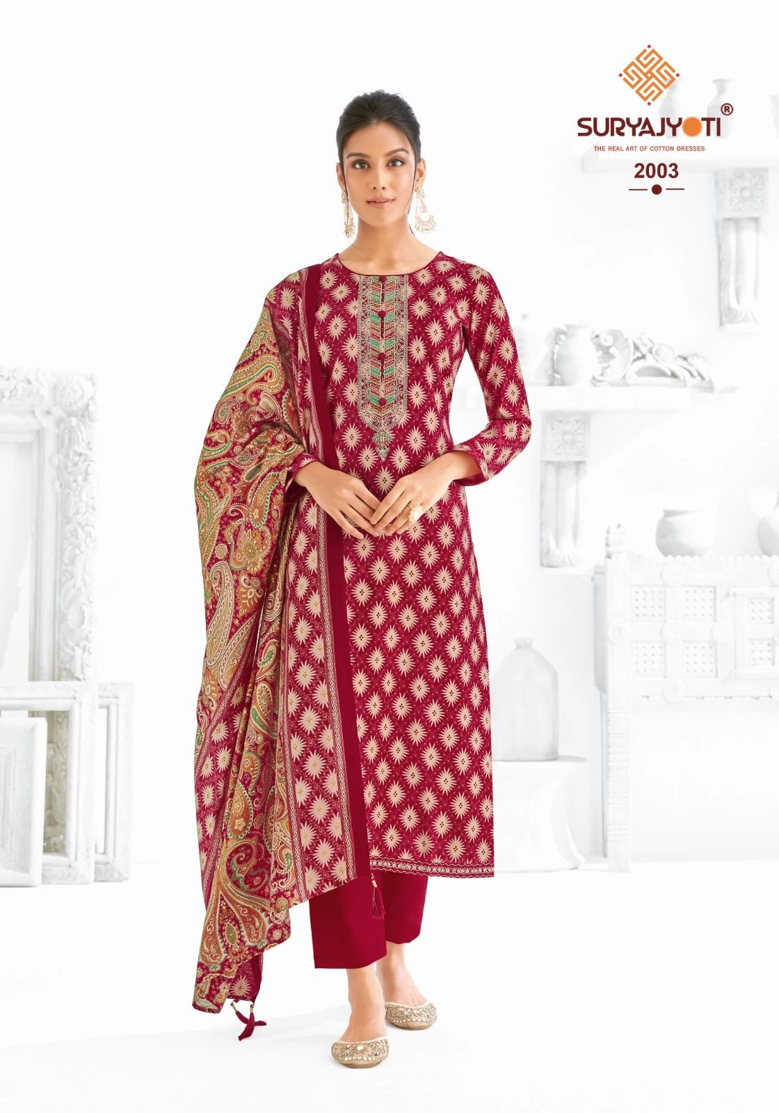 Suryajyoti Priyanka Vol 2 Pure Model Wholesale Salwar Suit Catalog — Wholesale Salwar Suits, MPA wholesale from Surat — view 4